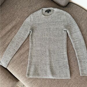 Banana Republic Light Gray Crewneck Sweater